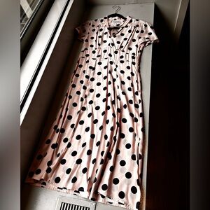 Pink Polka Dot Dress